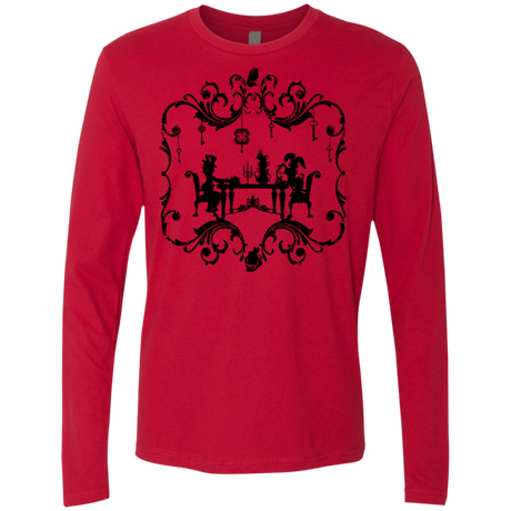 T-Shirts Red / Small It's Always Tea Time Men's Premium Long Sleeve