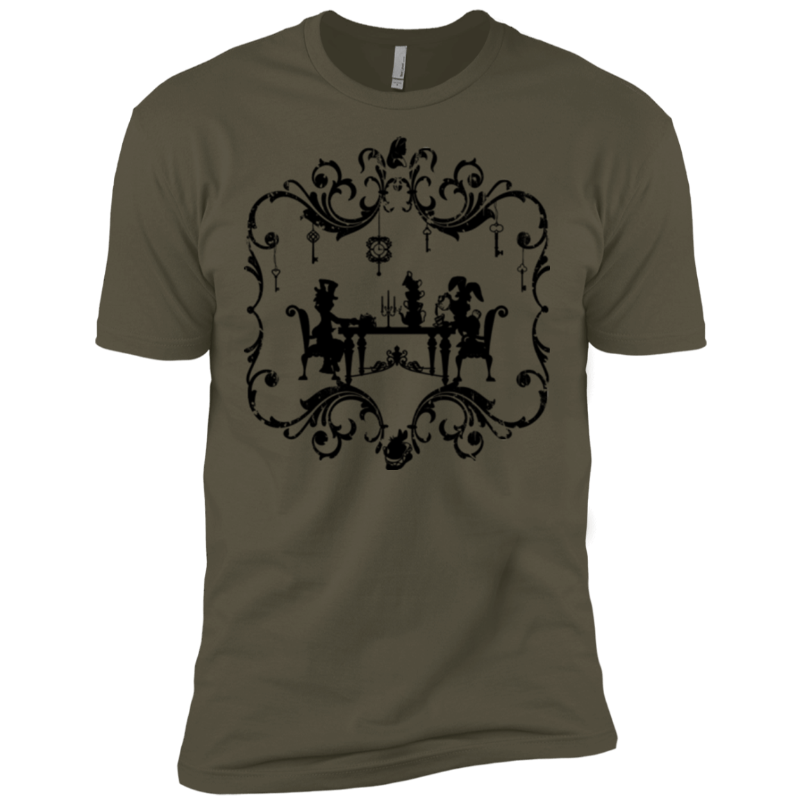 T-Shirts Military Green / X-Small It's Always Tea Time Men's Premium T-Shirt