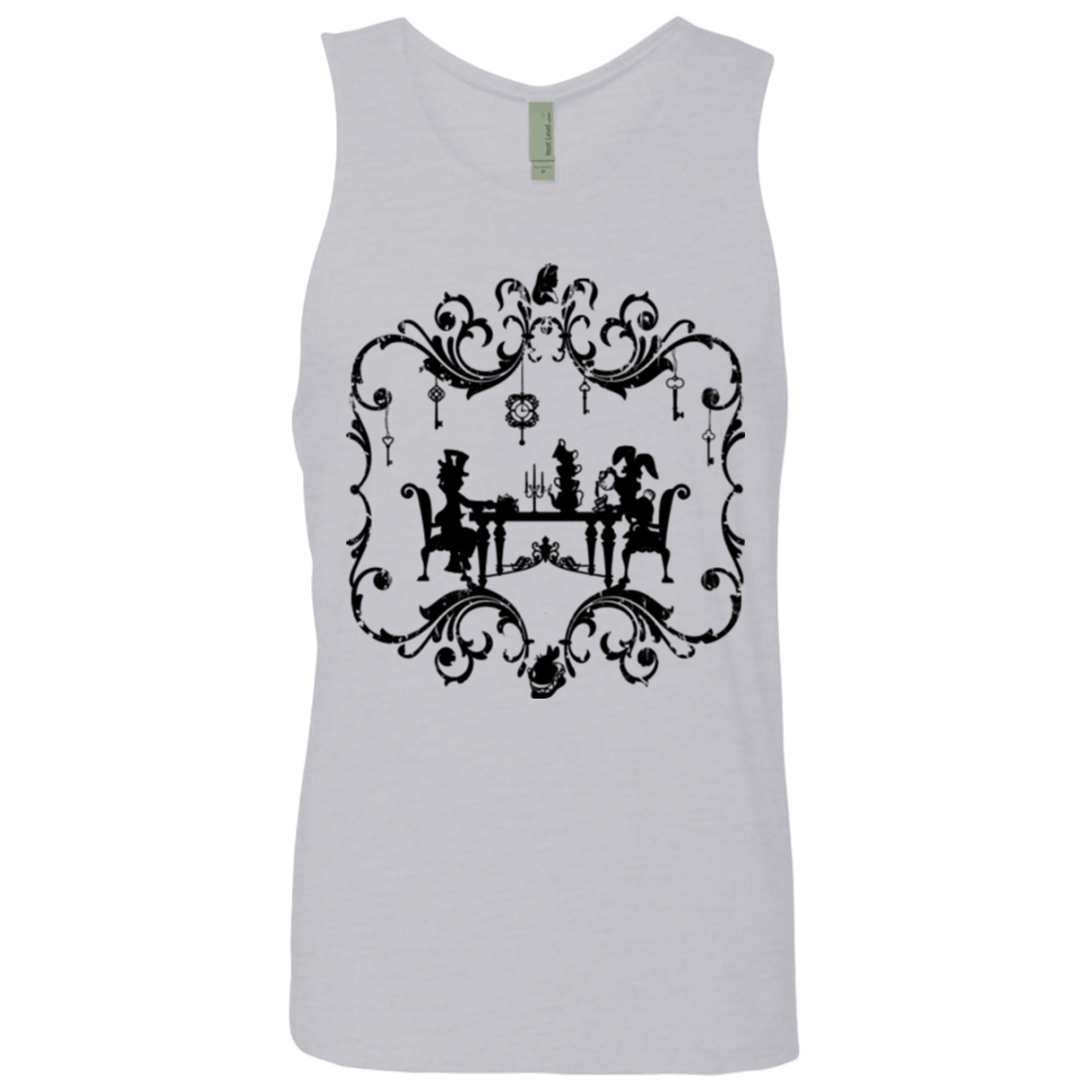 T-Shirts Heather Grey / Small It's Always Tea Time Men's Premium Tank Top