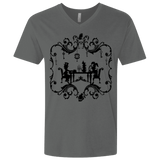 T-Shirts Heavy Metal / X-Small It's Always Tea Time Men's Premium V-Neck