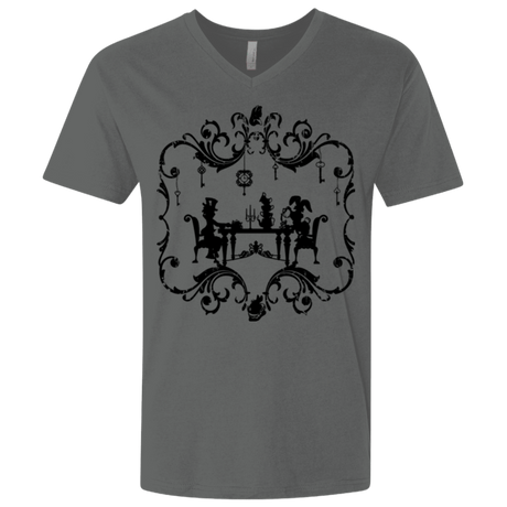 T-Shirts Heavy Metal / X-Small It's Always Tea Time Men's Premium V-Neck