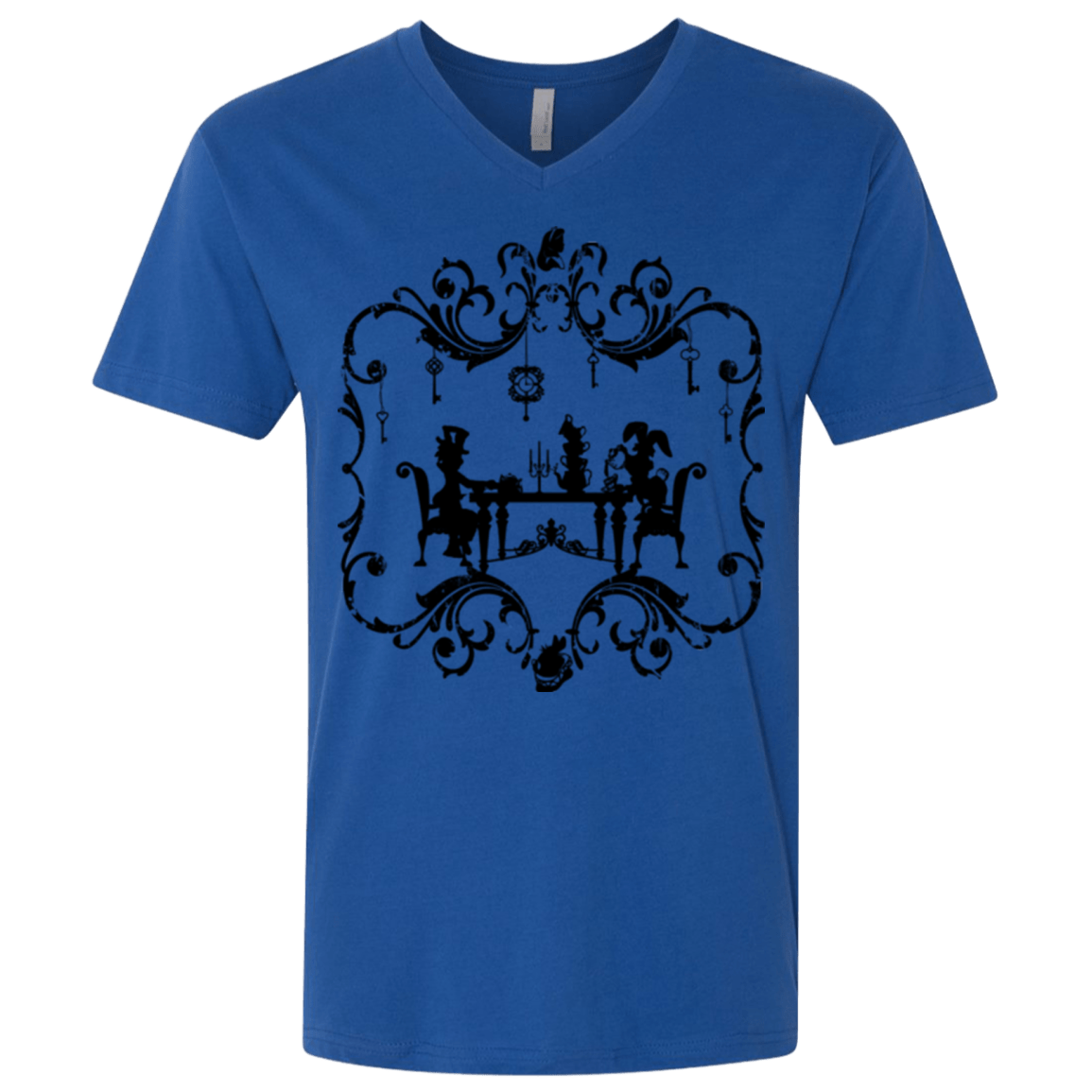 T-Shirts Royal / X-Small It's Always Tea Time Men's Premium V-Neck