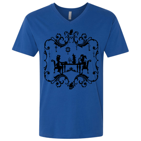 T-Shirts Royal / X-Small It's Always Tea Time Men's Premium V-Neck