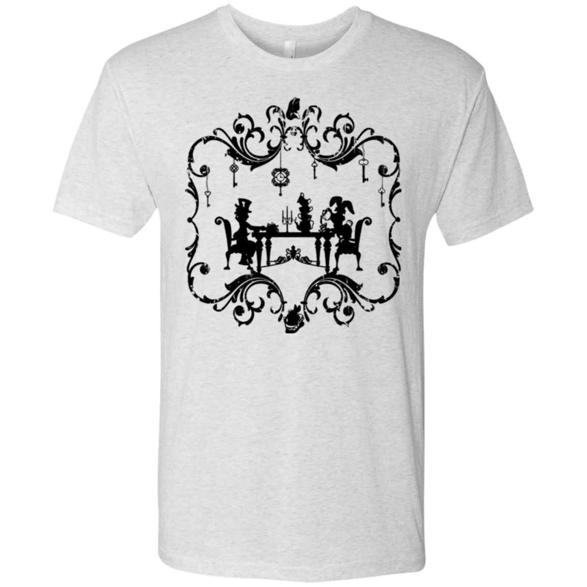 T-Shirts Heather White / Small It's Always Tea Time Men's Triblend T-Shirt