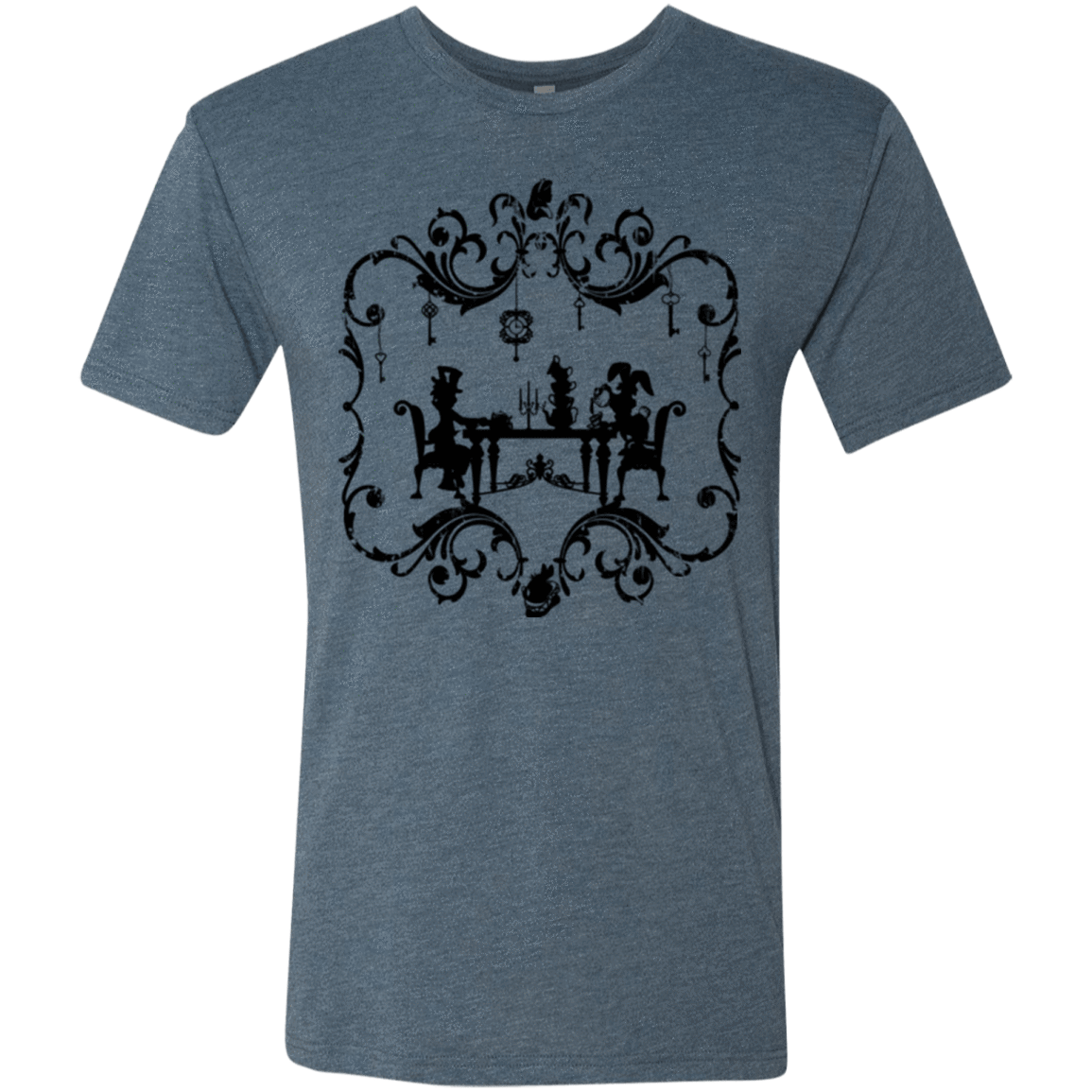 T-Shirts Indigo / Small It's Always Tea Time Men's Triblend T-Shirt