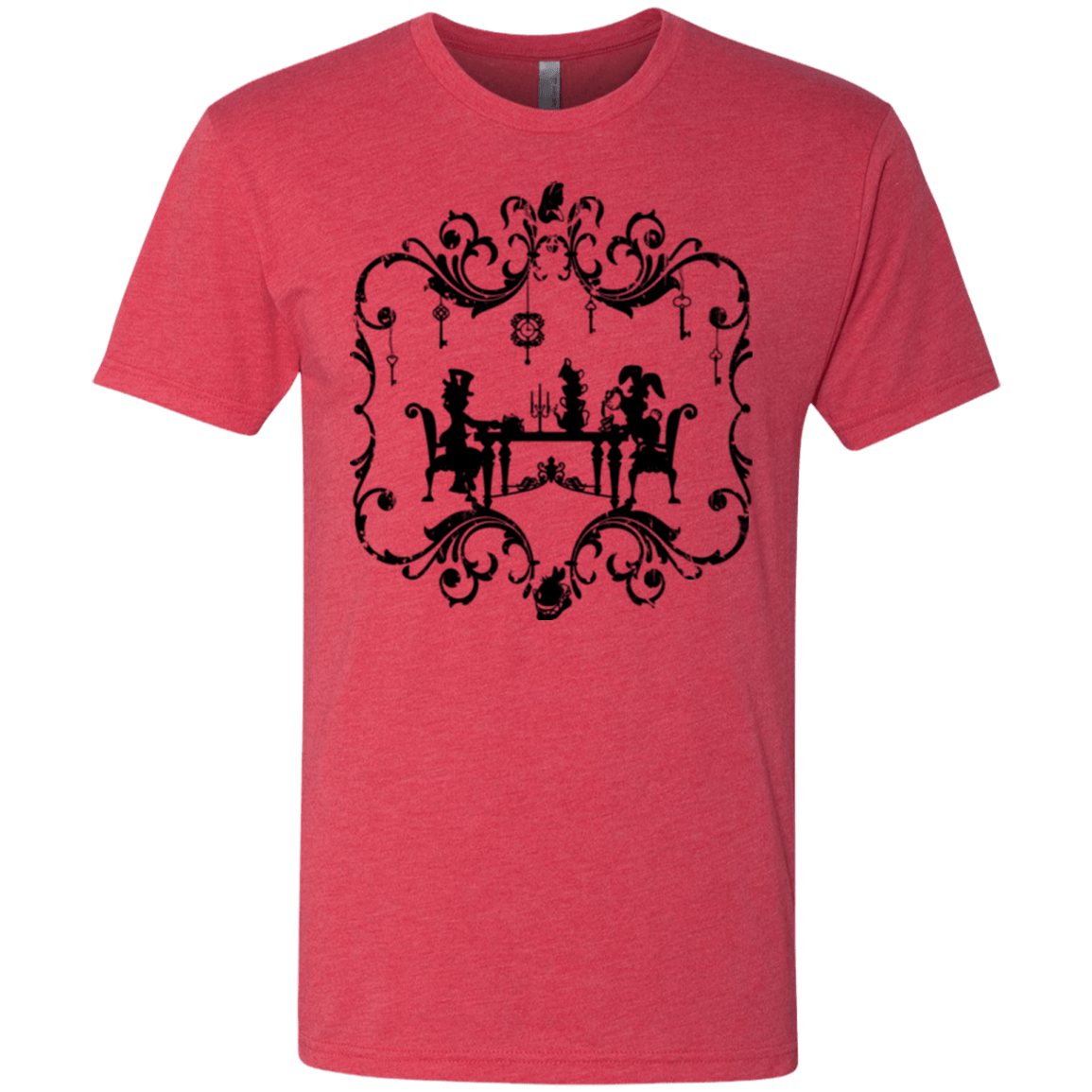 T-Shirts Vintage Red / Small It's Always Tea Time Men's Triblend T-Shirt