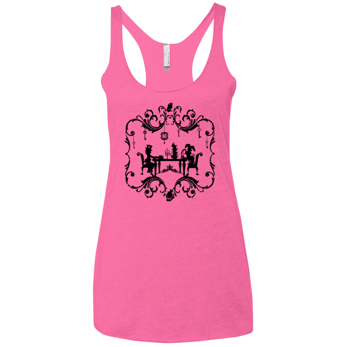 T-Shirts Vintage Pink / X-Small It's Always Tea Time Women's Triblend Racerback Tank