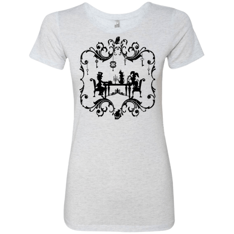 T-Shirts Heather White / Small It's Always Tea Time Women's Triblend T-Shirt