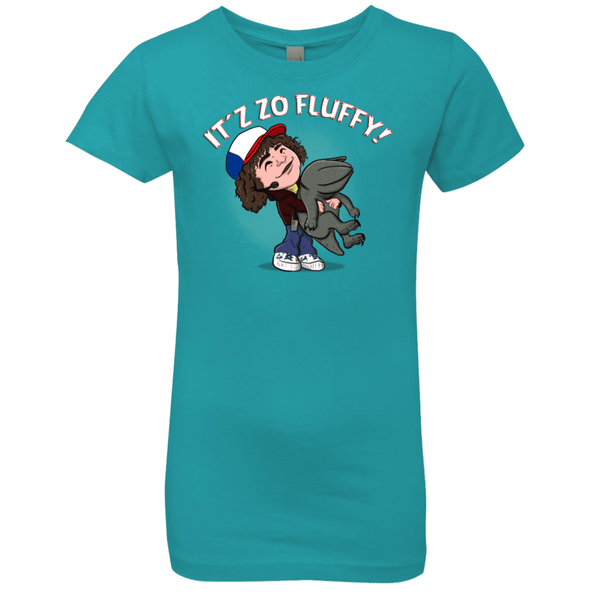 T-Shirts Tahiti Blue / YXS It´z Zo Fluffy Girls Premium T-Shirt