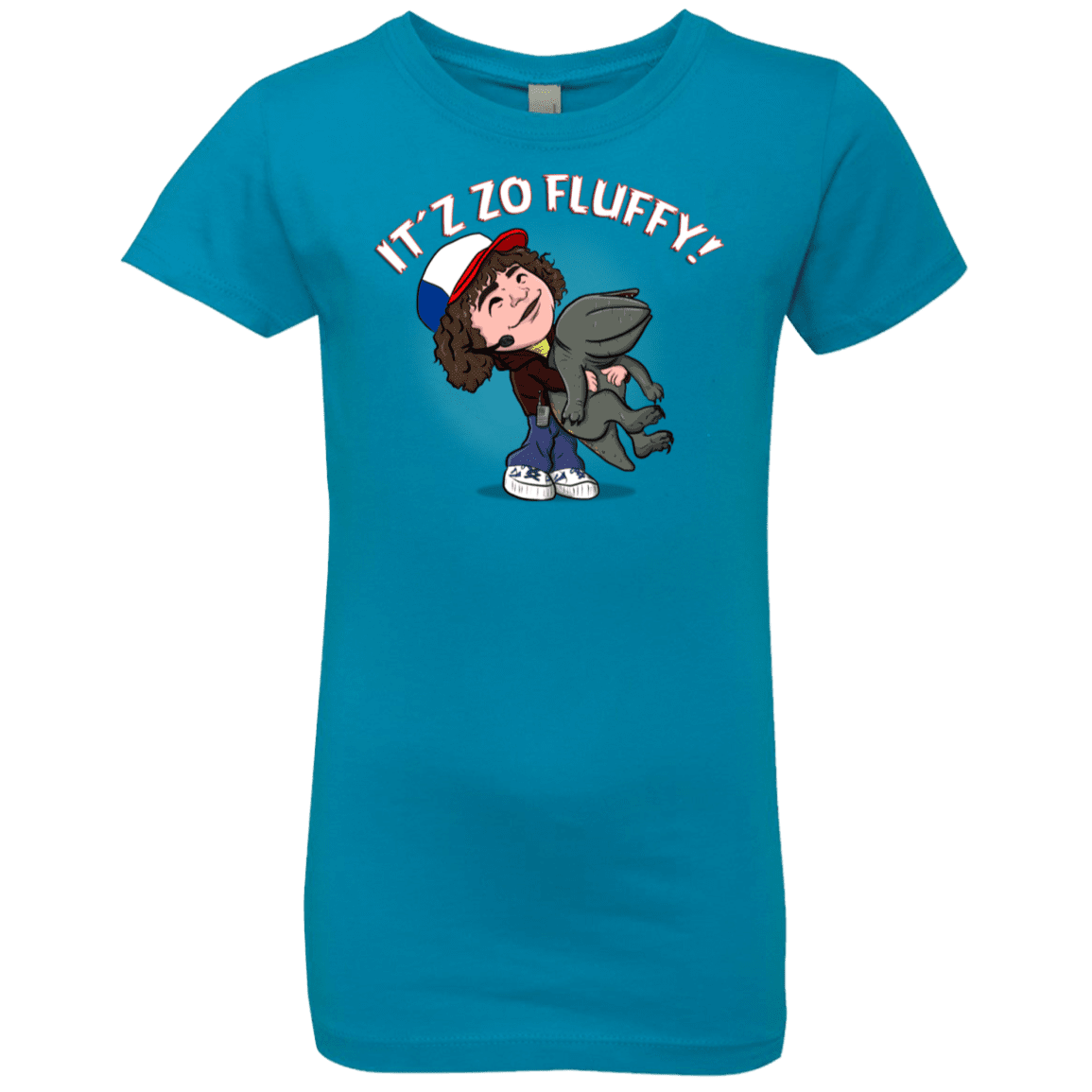 T-Shirts Turquoise / YXS It´z Zo Fluffy Girls Premium T-Shirt