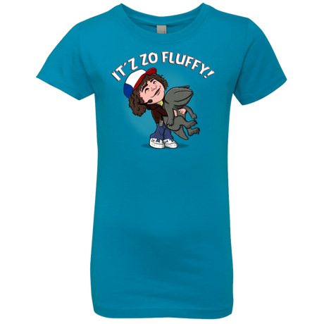 T-Shirts Turquoise / YXS It´z Zo Fluffy Girls Premium T-Shirt