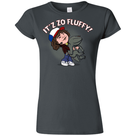 T-Shirts Charcoal / S It´z Zo Fluffy Junior Slimmer-Fit T-Shirt