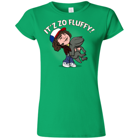 T-Shirts Irish Green / S It´z Zo Fluffy Junior Slimmer-Fit T-Shirt