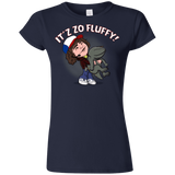 T-Shirts Navy / S It´z Zo Fluffy Junior Slimmer-Fit T-Shirt