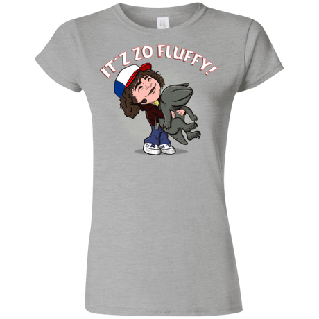 T-Shirts Sport Grey / S It´z Zo Fluffy Junior Slimmer-Fit T-Shirt