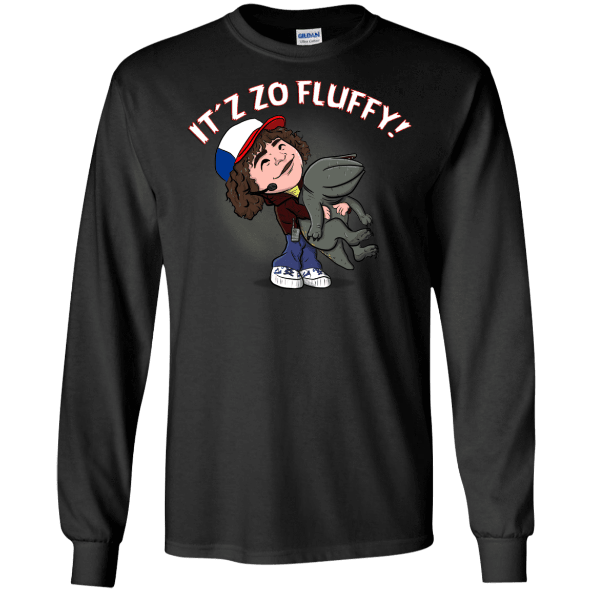 T-Shirts Black / S It´z Zo Fluffy Men's Long Sleeve T-Shirt