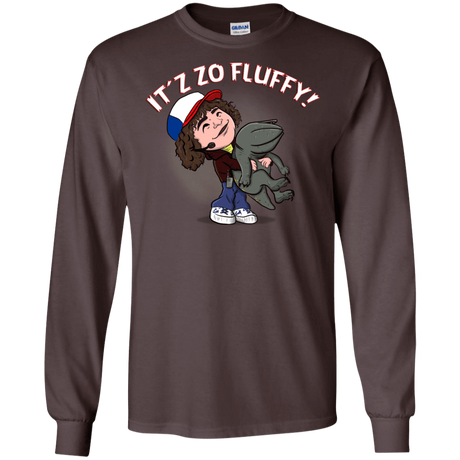 T-Shirts Dark Chocolate / S It´z Zo Fluffy Men's Long Sleeve T-Shirt