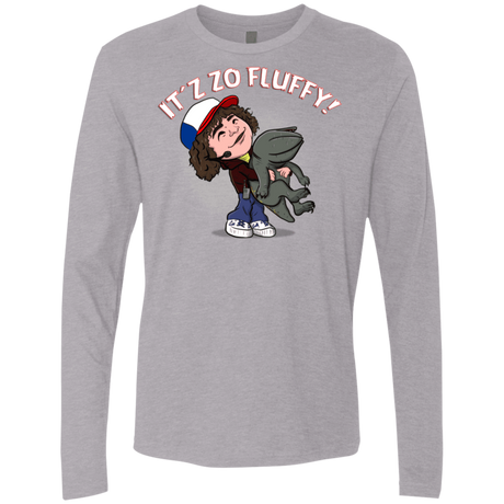 T-Shirts Heather Grey / S It´z Zo Fluffy Men's Premium Long Sleeve