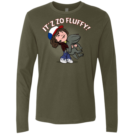T-Shirts Military Green / S It´z Zo Fluffy Men's Premium Long Sleeve
