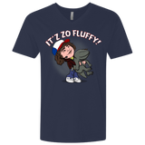 T-Shirts Midnight Navy / X-Small It´z Zo Fluffy Men's Premium V-Neck