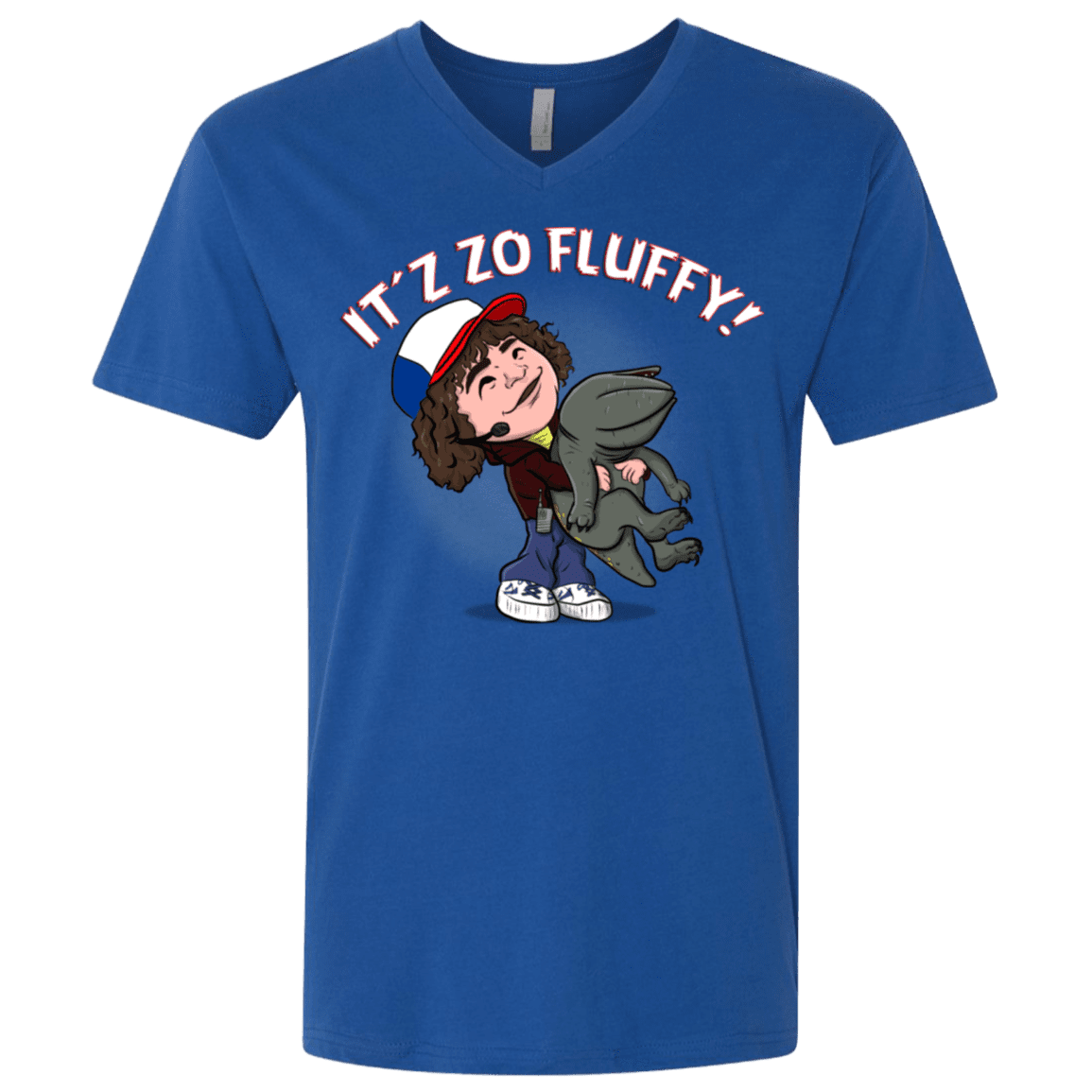 T-Shirts Royal / X-Small It´z Zo Fluffy Men's Premium V-Neck