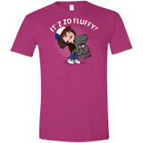 T-Shirts Antique Heliconia / S It´z Zo Fluffy Men's Semi-Fitted Softstyle