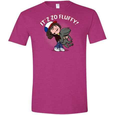 T-Shirts Antique Heliconia / S It´z Zo Fluffy Men's Semi-Fitted Softstyle