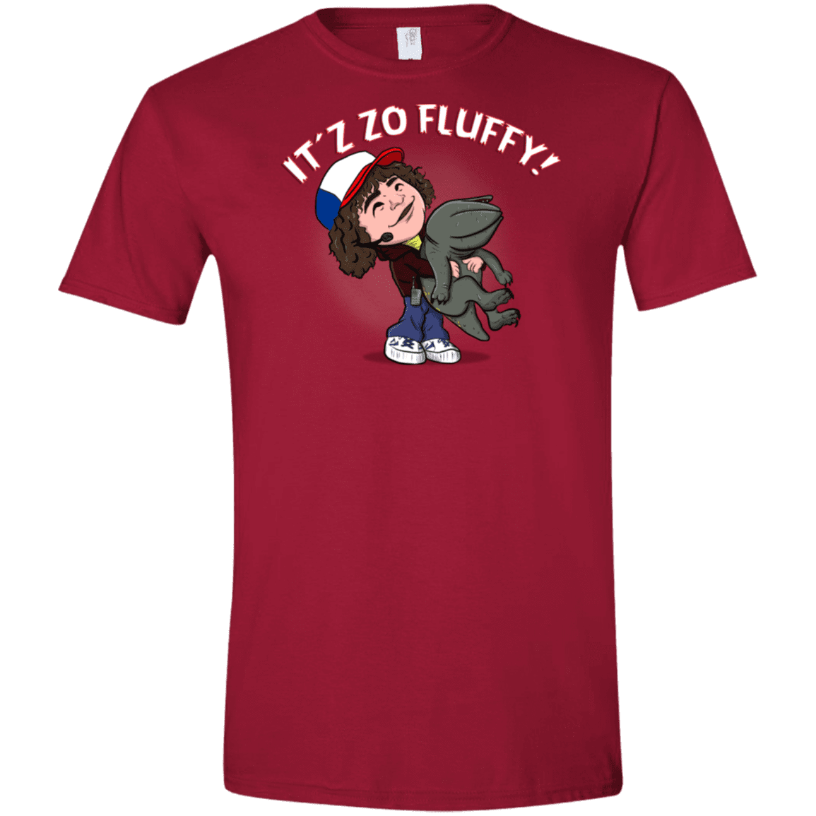 T-Shirts Cardinal Red / S It´z Zo Fluffy Men's Semi-Fitted Softstyle