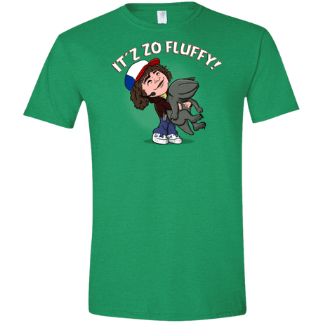 T-Shirts Heather Irish Green / M It´z Zo Fluffy Men's Semi-Fitted Softstyle
