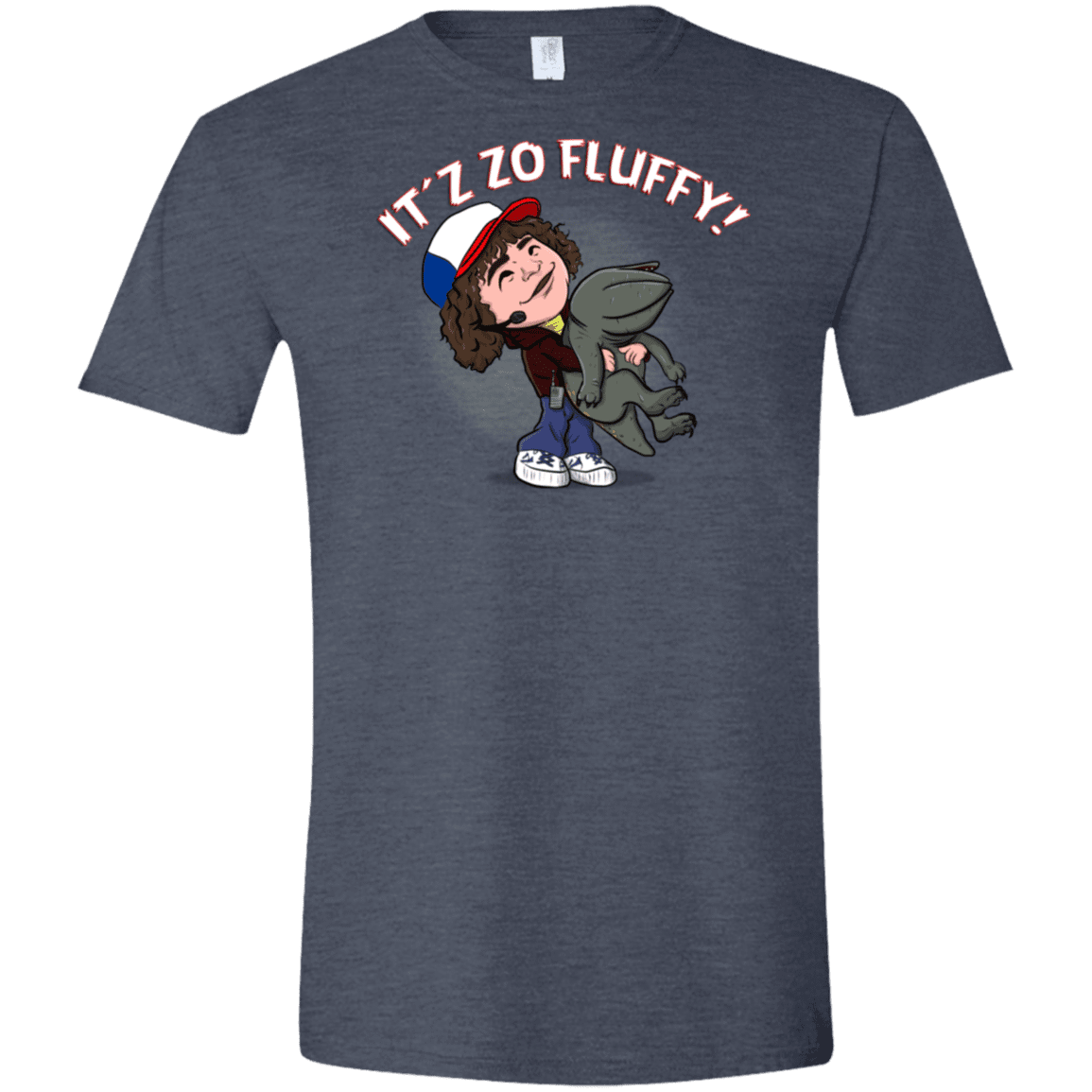 T-Shirts Heather Navy / S It´z Zo Fluffy Men's Semi-Fitted Softstyle