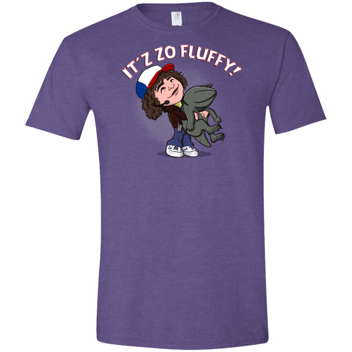 T-Shirts Heather Purple / S It´z Zo Fluffy Men's Semi-Fitted Softstyle