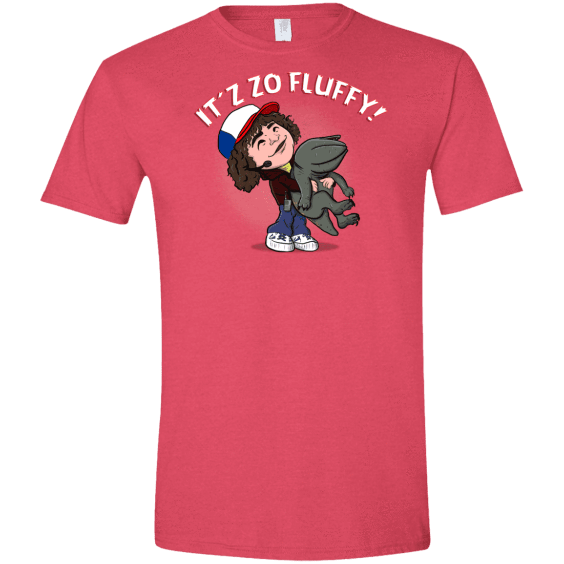 T-Shirts Heather Red / S It´z Zo Fluffy Men's Semi-Fitted Softstyle