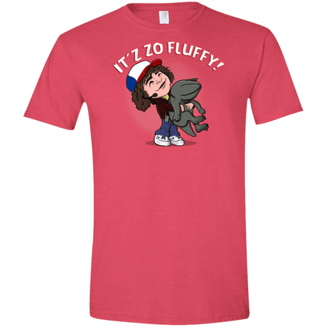 T-Shirts Heather Red / S It´z Zo Fluffy Men's Semi-Fitted Softstyle