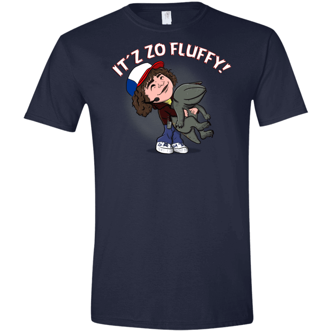 T-Shirts Navy / X-Small It´z Zo Fluffy Men's Semi-Fitted Softstyle