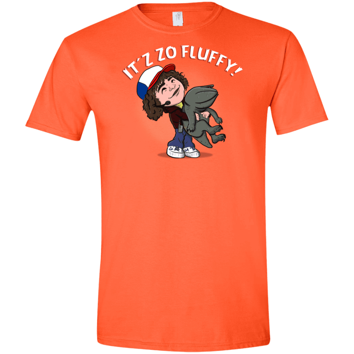 T-Shirts Orange / S It´z Zo Fluffy Men's Semi-Fitted Softstyle