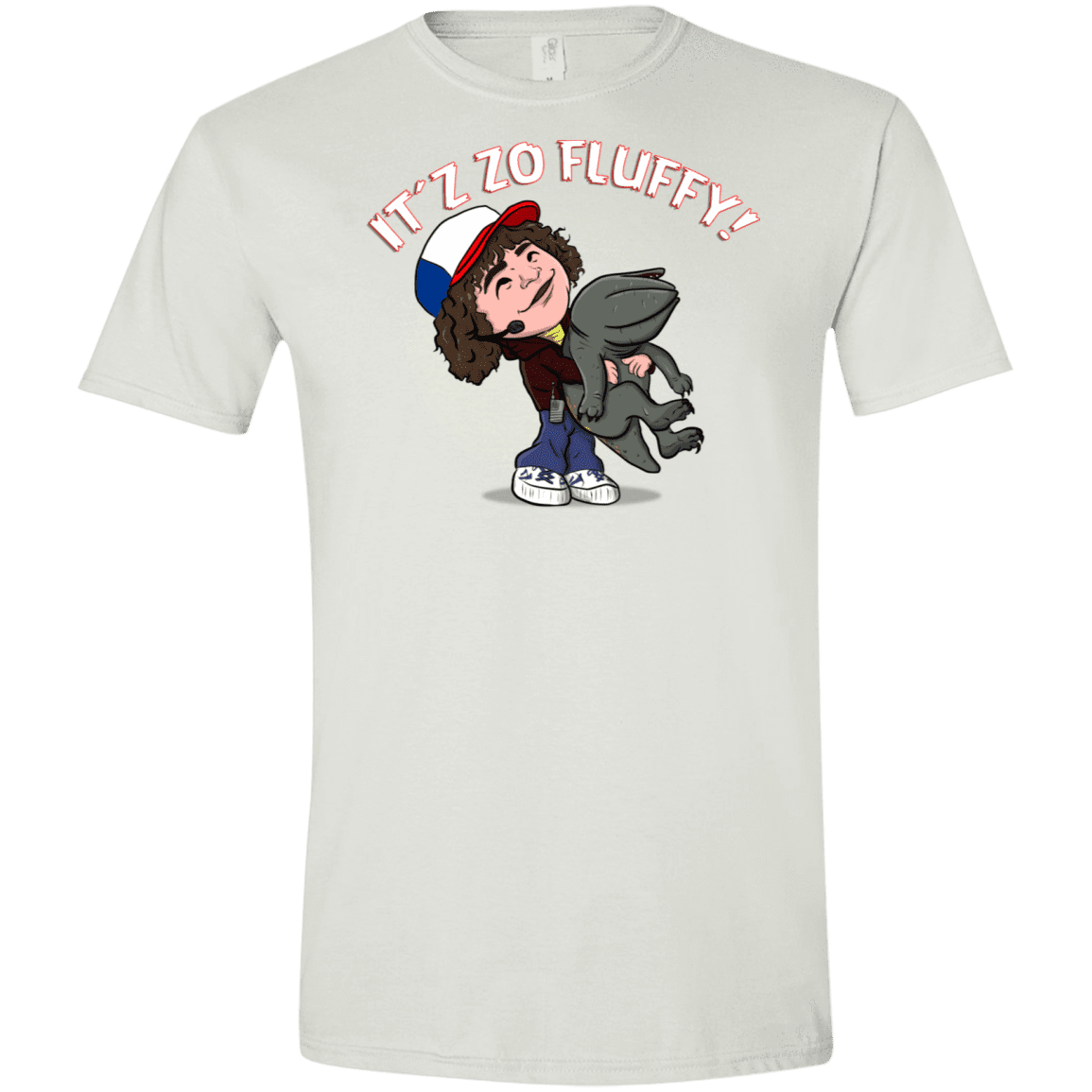 T-Shirts White / X-Small It´z Zo Fluffy Men's Semi-Fitted Softstyle