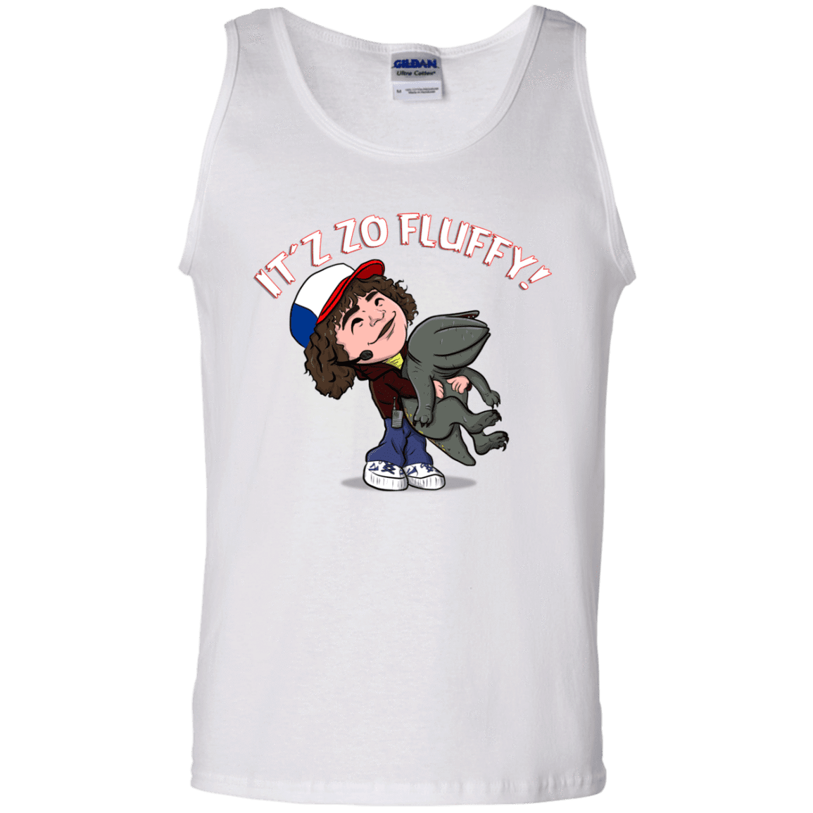 T-Shirts White / S It´z Zo Fluffy Men's Tank Top