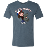 T-Shirts Indigo / S It´z Zo Fluffy Men's Triblend T-Shirt