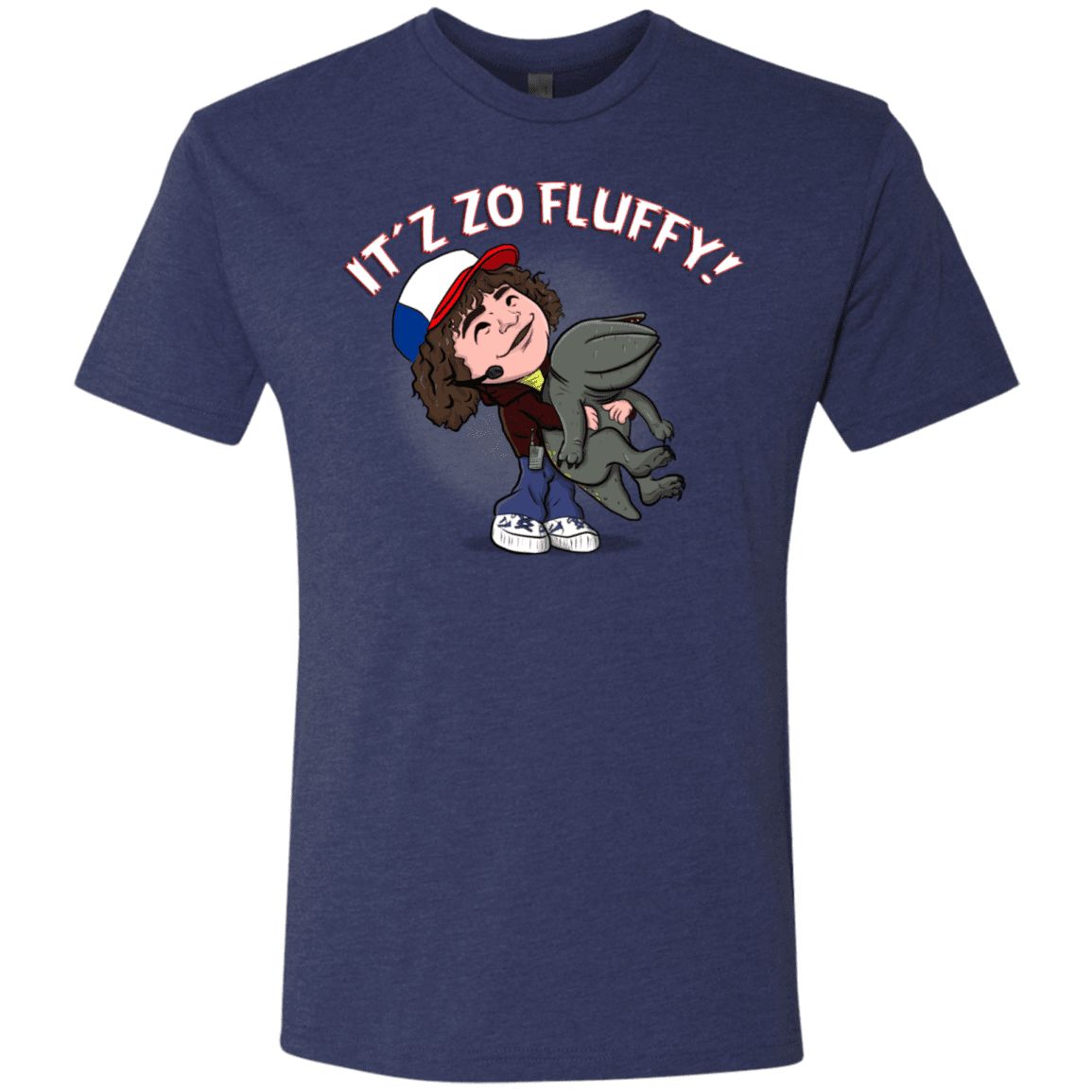 T-Shirts Vintage Navy / S It´z Zo Fluffy Men's Triblend T-Shirt