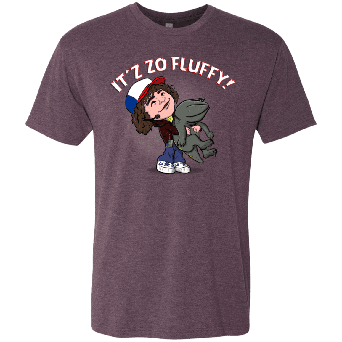 T-Shirts Vintage Purple / S It´z Zo Fluffy Men's Triblend T-Shirt