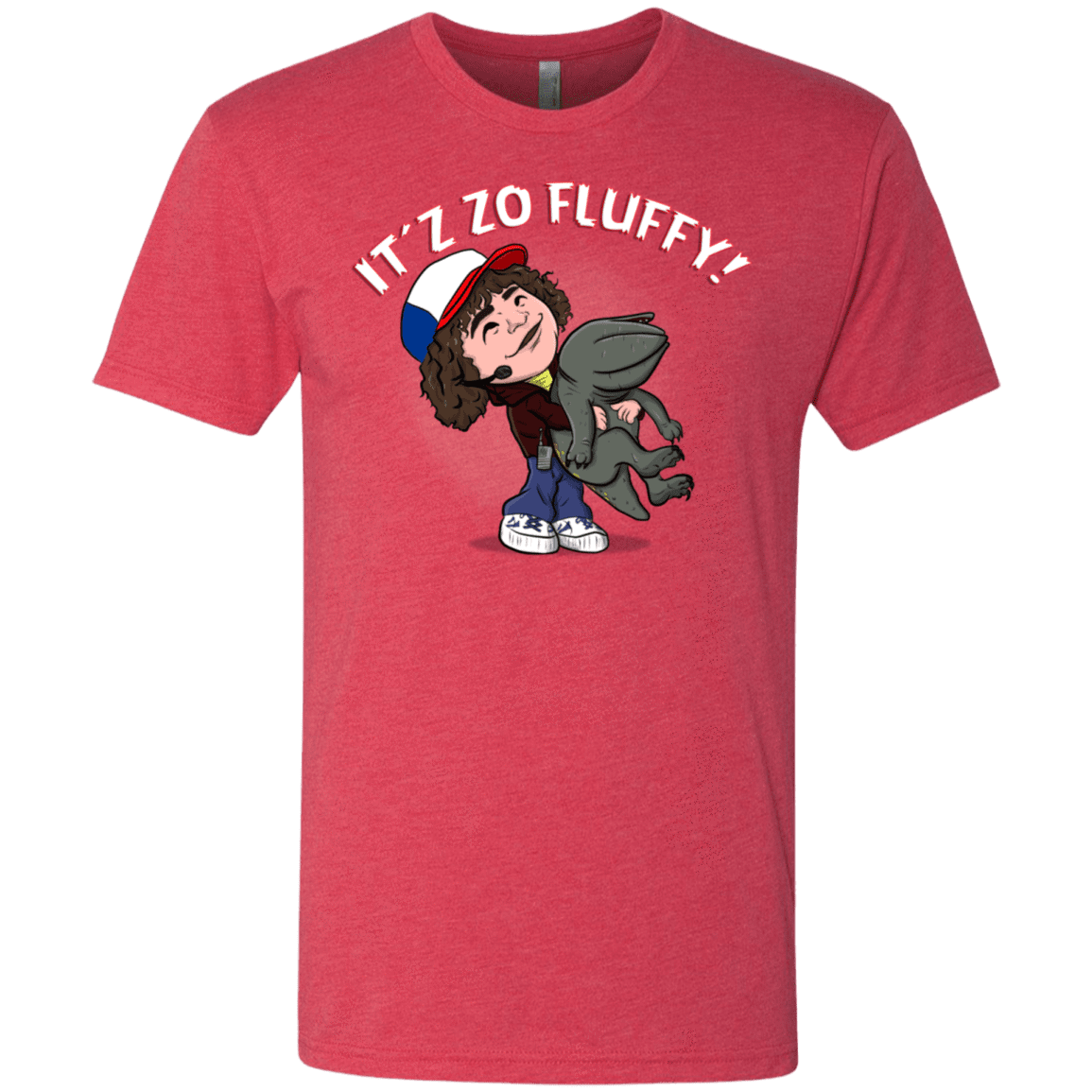 T-Shirts Vintage Red / S It´z Zo Fluffy Men's Triblend T-Shirt