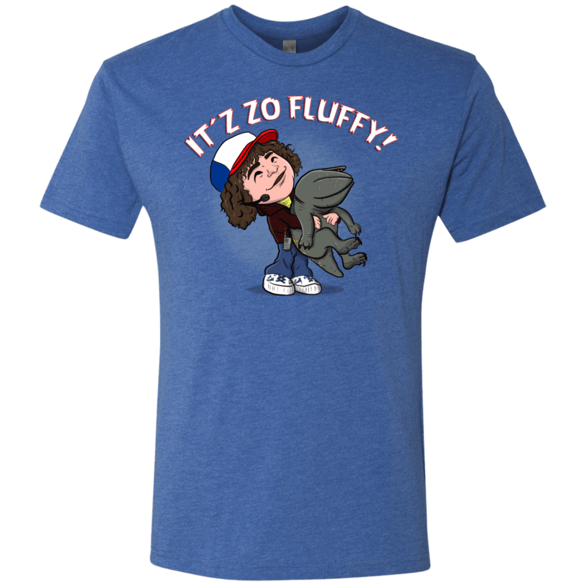 T-Shirts Vintage Royal / S It´z Zo Fluffy Men's Triblend T-Shirt