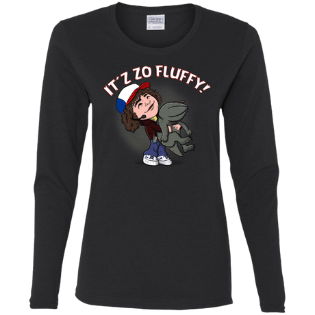 T-Shirts Black / S It´z Zo Fluffy Women's Long Sleeve T-Shirt