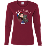 T-Shirts Cardinal / S It´z Zo Fluffy Women's Long Sleeve T-Shirt