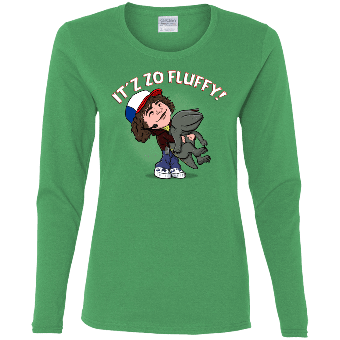 T-Shirts Irish Green / S It´z Zo Fluffy Women's Long Sleeve T-Shirt