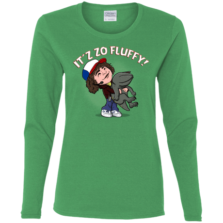 T-Shirts Irish Green / S It´z Zo Fluffy Women's Long Sleeve T-Shirt