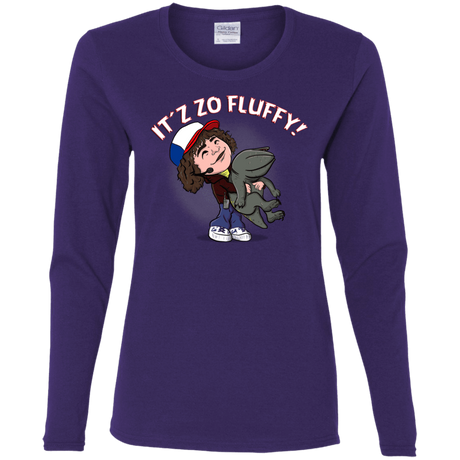 T-Shirts Purple / S It´z Zo Fluffy Women's Long Sleeve T-Shirt