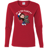 T-Shirts Red / S It´z Zo Fluffy Women's Long Sleeve T-Shirt