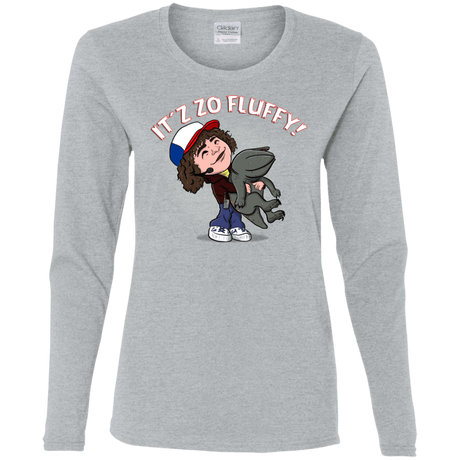 T-Shirts Sport Grey / S It´z Zo Fluffy Women's Long Sleeve T-Shirt