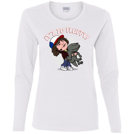 T-Shirts White / S It´z Zo Fluffy Women's Long Sleeve T-Shirt